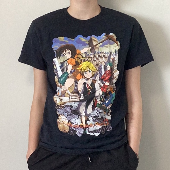 Sven deadly sins, Funimation T, small, black, - Picture 1 of 2